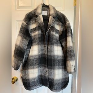OLD NAVY Printed Flannel Long Utility Shacket for Women